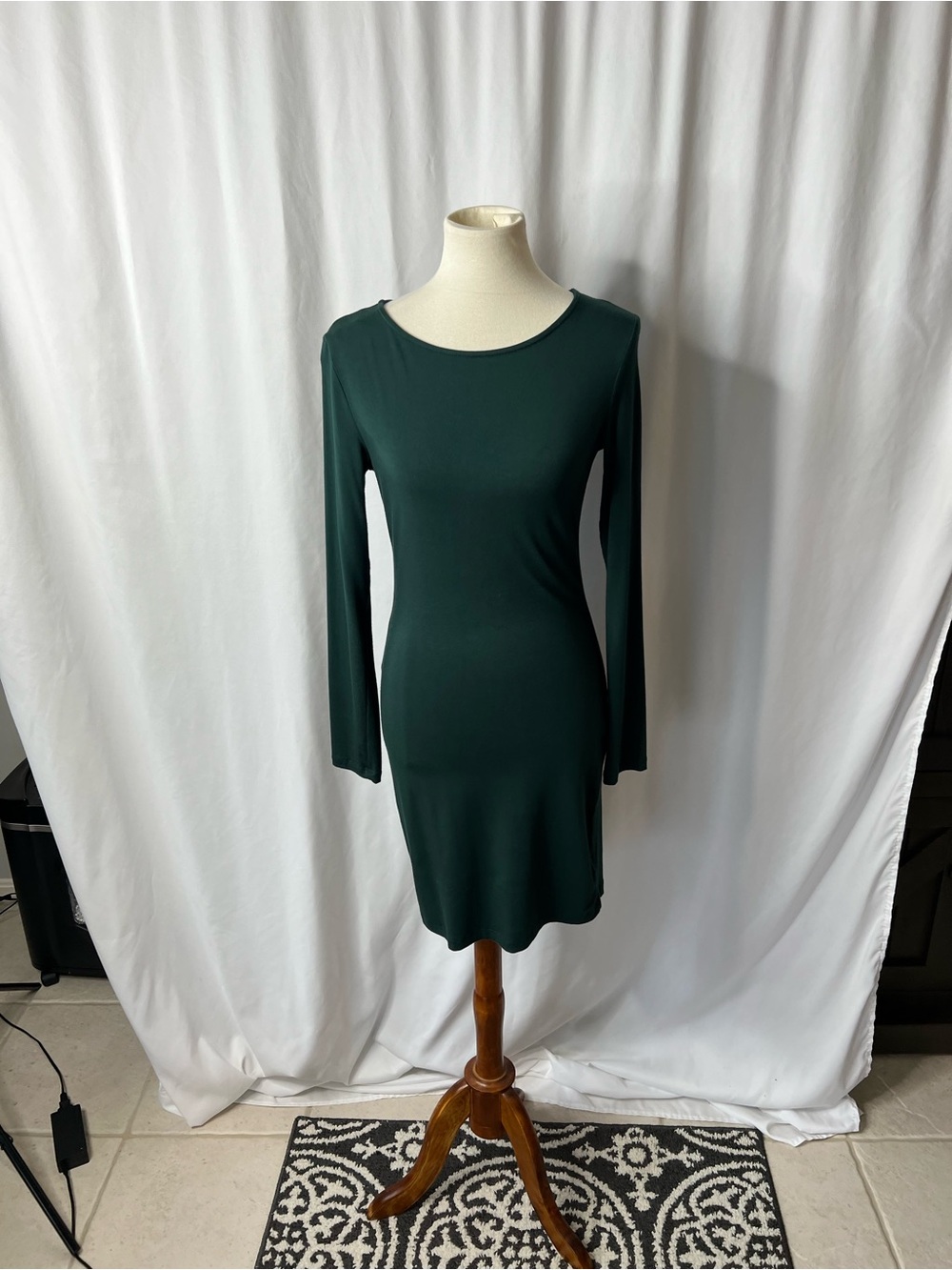 Lulus Emerald Green Bodycon Mini Dress – Size Medium